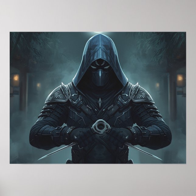 Affiche Fantasy Art: “The Whisperer of Arcane Shadows” (Devant)