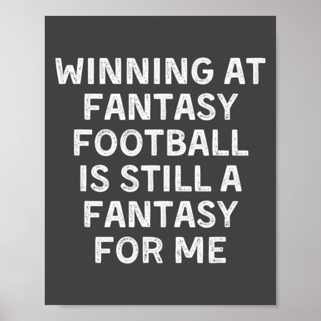 Affiche Fantasy Football Loser Funny  (Devant)