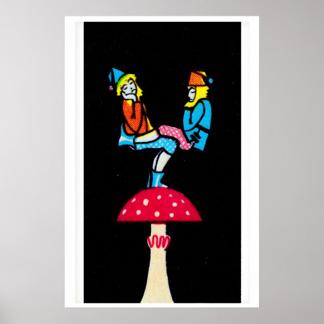 Affiche Fantasy Matchbox Print, Balancing Gnomes on (Devant)