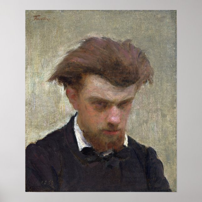 Affiche Fantin-Latour - Autoportrait (Devant)