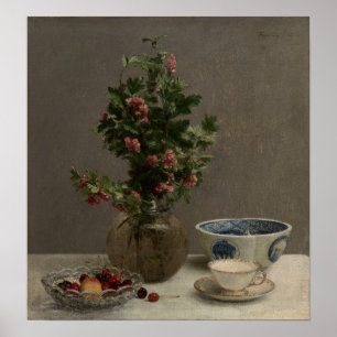 Affiche Fantin-Latour - Bol De Cerises Bowl Japonais