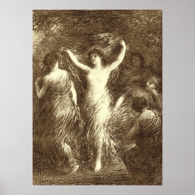 Affiche Fantin-Latour - Danses (Devant)