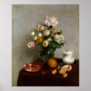 Affiche Fantin-Latour - Fleurs Et Fruits