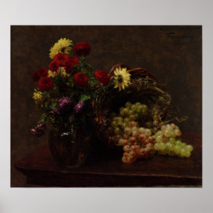 Affiche Fantin-Latour - Flowers And Grapes