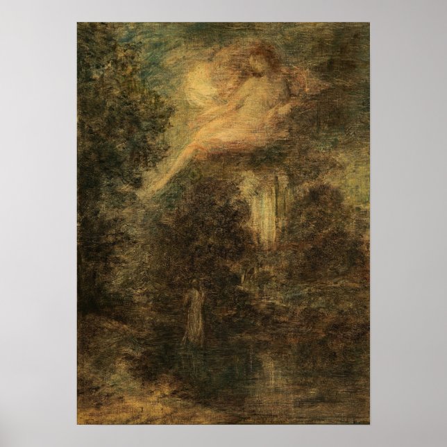 Affiche Fantin-Latour - L'Évocation (Solitude) (Devant)