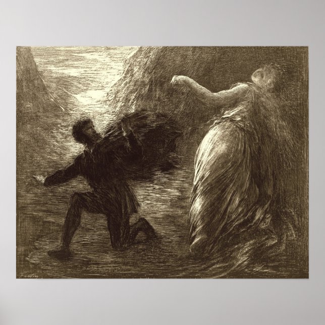 Affiche Fantin-Latour - Manfred And Astarte (Devant)
