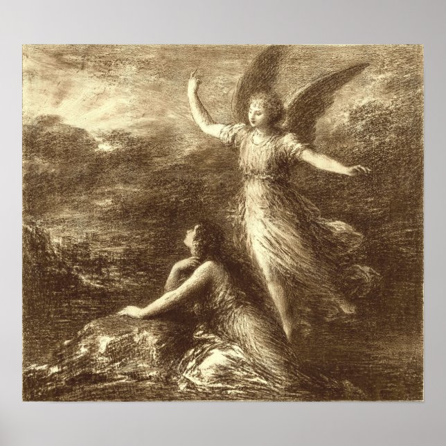 Affiche Fantin-Latour - Paradise And La Peri (Devant)