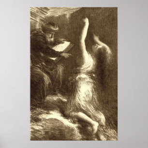 Affiche Fantin-Latour - Parsifal Acte II Evocation Kundry