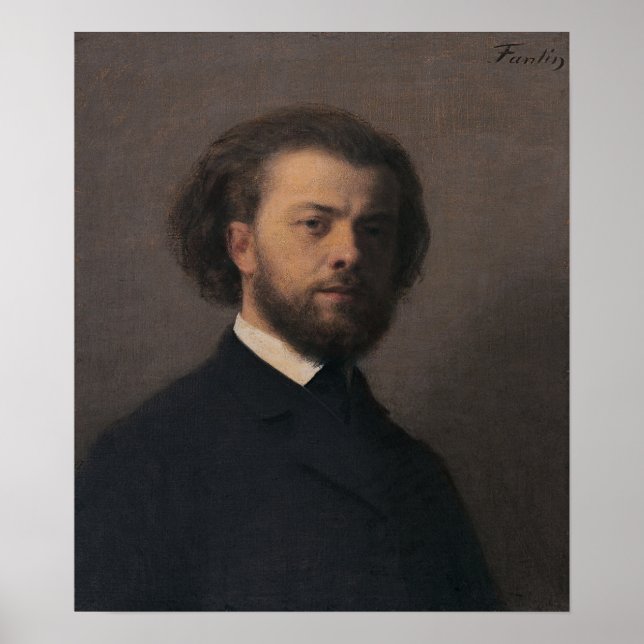 Affiche Fantin-Latour - Portrait 1867 (Devant)