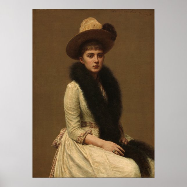 Affiche Fantin-Latour - Portrait Of Sonia (Devant)