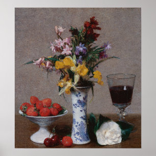 Affiche Fantin-Latour - Still Life 1869