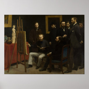 Affiche Fantin-Latour - Un Atelier Aux Batignolles