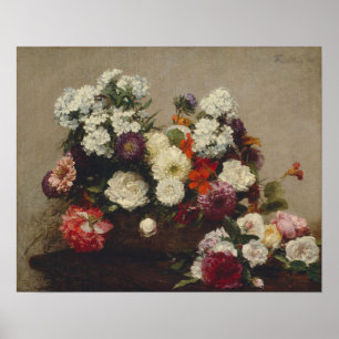 Affiche Fantin-Latour - Vie Encore Avec Fleurs