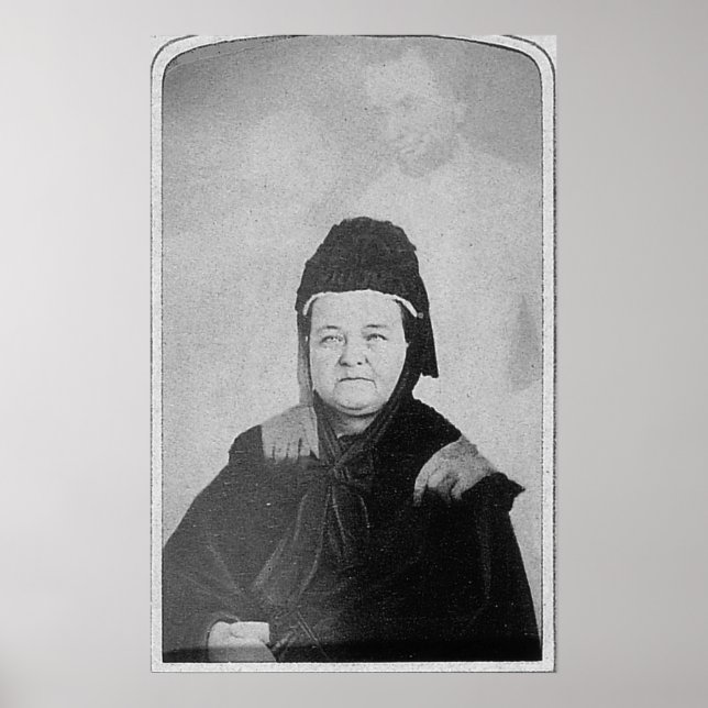 Affiche Fantôme d'Abraham Lincoln avec Mary Lincoln 1869 (Devant)