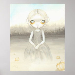 Affiche Fantôme du Citrouille Patch ART IMPRIMER halloween