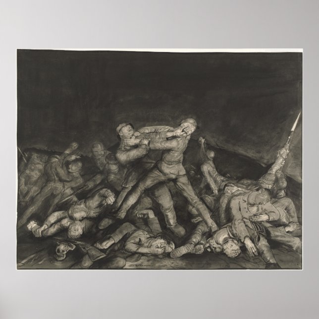 Affiche Fantôme du sergent Pelly par George Bellows (1918) (Devant)