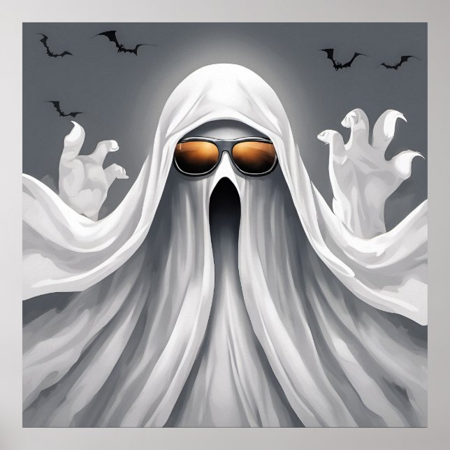 Affiche Fantôme - Halloween (Devant)