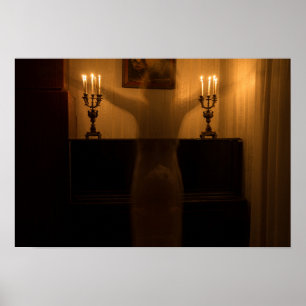 Affiche fantômes d'horreur dans la chambre