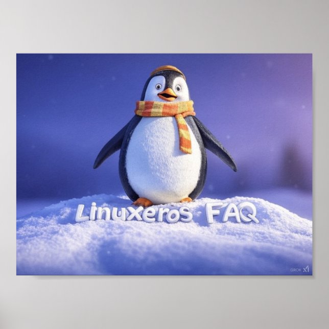 Affiche FAQ Linuxeros (Devant)
