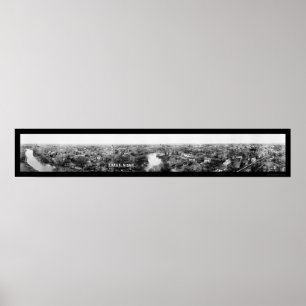 Affiche Fargo, Dakota du Nord Photo panoramique 1921