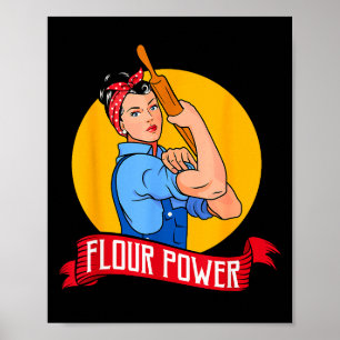 Affiche Farine Wer - Boulangerie et pâtisserie drôle - Bak