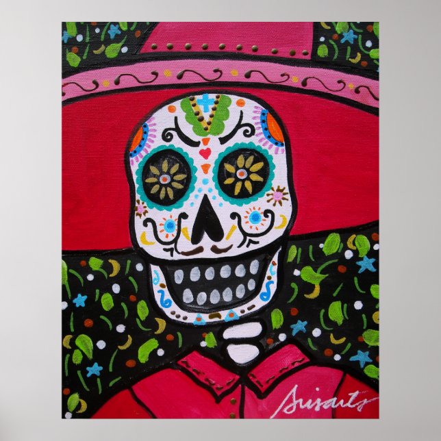 AFFICHE FARMER DIA DE LOS MUERTOS BONITO (Devant)