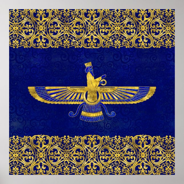 Affiche Farohar - faravahar - Fravashi (Devant)