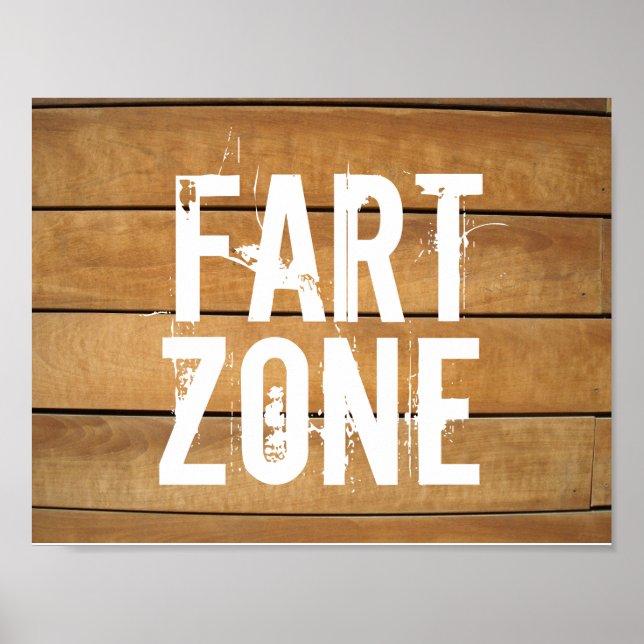 Affiche FART ZONE Signes rustiques (Devant)