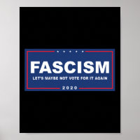 Fascisme - Symbole de campagne anti-Trump pro-bide