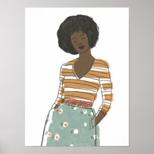 Affiche Fashion Vignette Portrait