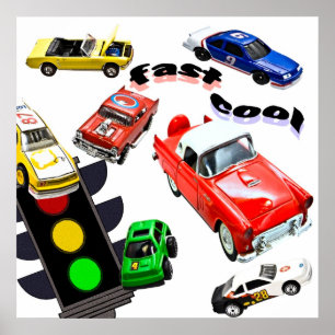 Affiche Fast, Cool, Cars