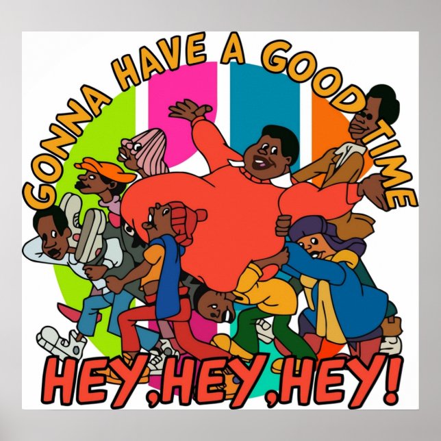 AFFICHE FAT ALBERT VA AVOIR UN BON MOMENT (Devant)