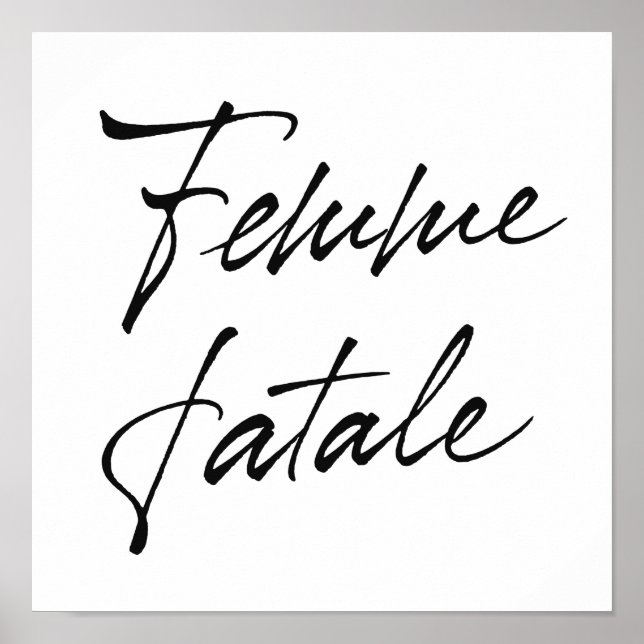 Affiche Fatale (Devant)