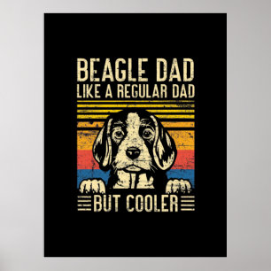 Affiche Father's Day   Beagle Dog Dad