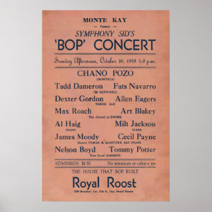 Affiche Fats Navarro - Tadd Dameron - Dexter Gordon