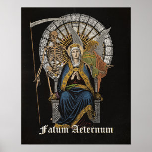 Affiche Fatum Aeternum - Design gothique