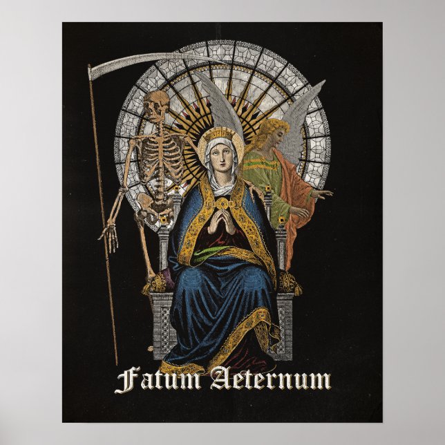 Affiche Fatum Aeternum - Design gothique (Devant)
