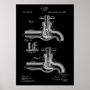 Affiche Faucet Patent