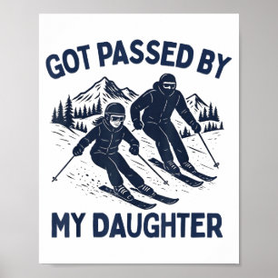 Affiche Fauchée par ma fille Drôle de ski 