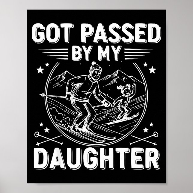 Affiche Fauchée par ma fille Drôle de ski _24  (Devant)