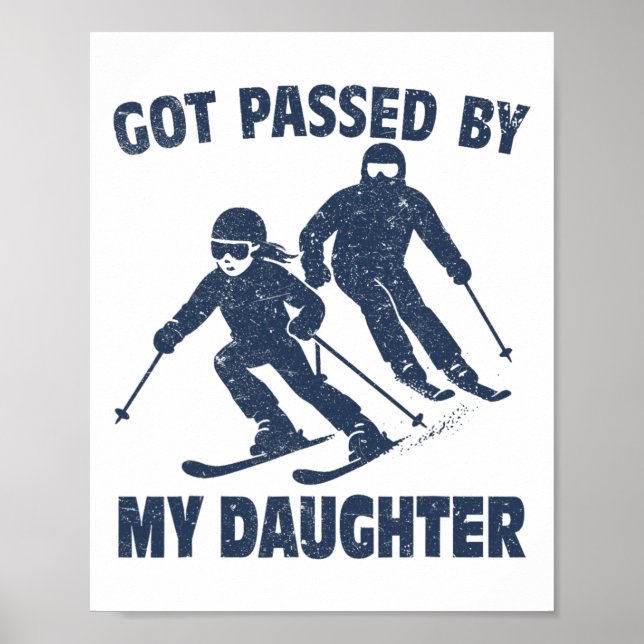 Affiche Fauchée par ma fille Drôle de ski _81  (Devant)