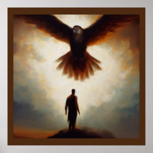 Affiche Faucon animal de l'esprit 2