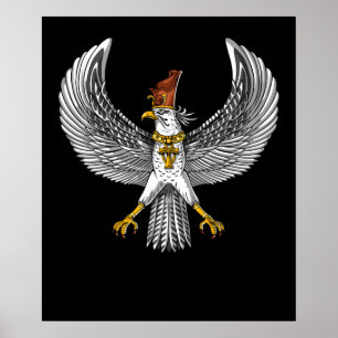 Affiche Faucon égyptien Dieu Horus