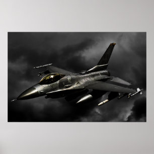 Affiche Faucon F-16 de combat