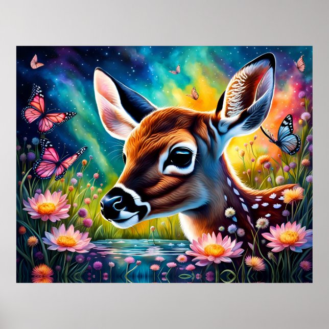 Affiche Faune dans Meadow Pond (Devant)