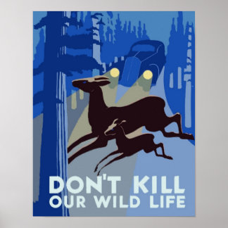 Affiche faune WPA