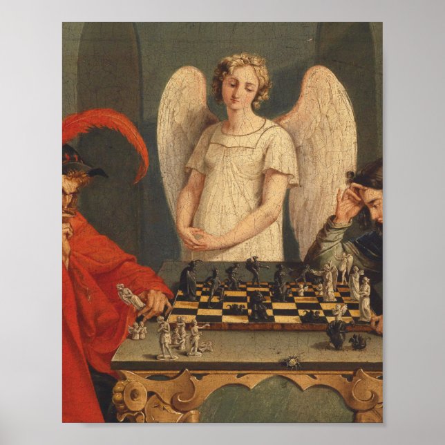 Affiche Faust And Mephistopheles Playing Chess (Devant)