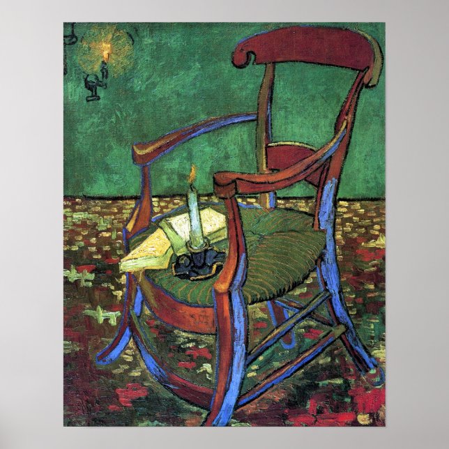 Affiche Fauteuil de Paul Gauguin par Vincent van Gogh 1888 (Devant)