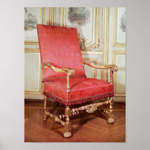 Affiche fauteuil Louis XIII
