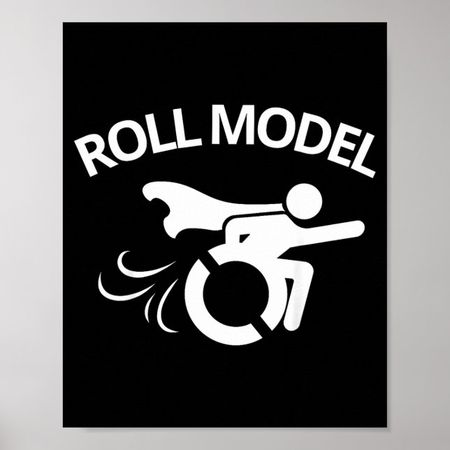 Affiche Fauteuil roulant sarcastique handicapé drôle (Devant)